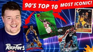 TOP 10 Most ICONIC 90s Cards! | Iconic Parallels from the 1990s | [ E 311 ]