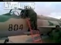 Footage of Libyan rebels Mig21