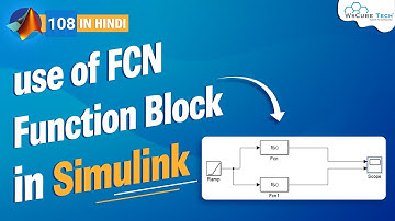 How to use of [FCN] Function Block in Simulink / Matlab - Hindi