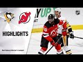 Penguins @ Devils 4/11/21 | NHL Highlights