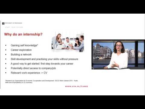 Webinar | Doing an internship in the Netherlands | University of Amsterdam