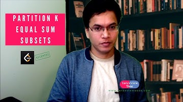 leetcode 698. Partition K equal sum subsets
