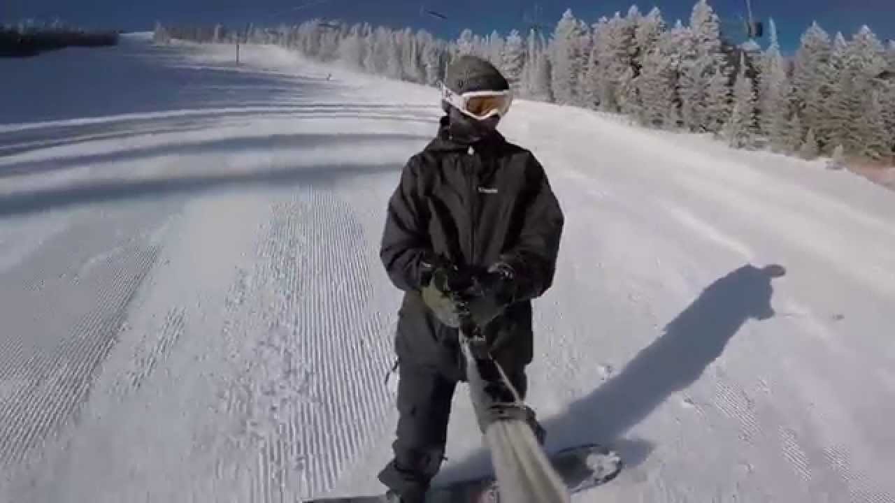 Snowboarding Eldora Mountain Resort Go Pro Hero 4 Jan 2015 YouTube