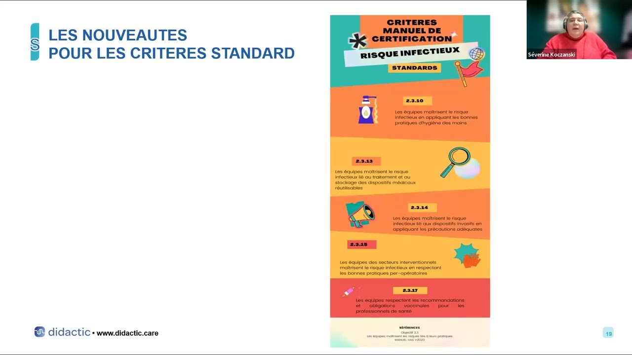 La certification V2020 et l'hygiène : impacts du réajustement par la HAS