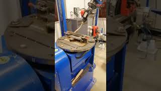 7axis Robotic Rotating positioner with Robotic Welding Automation 7th axis