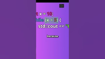 Why This C++ Loop Might Never Run