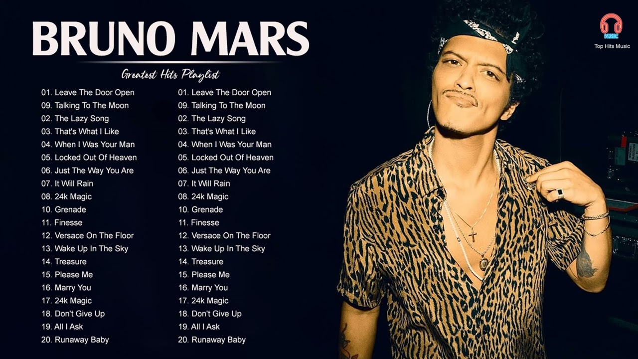 BrunoMars ( Best Spotify Playlist 2022 ) Greatest Hits - Best Songs ...