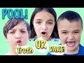 Pool TRUTH Or DARE!