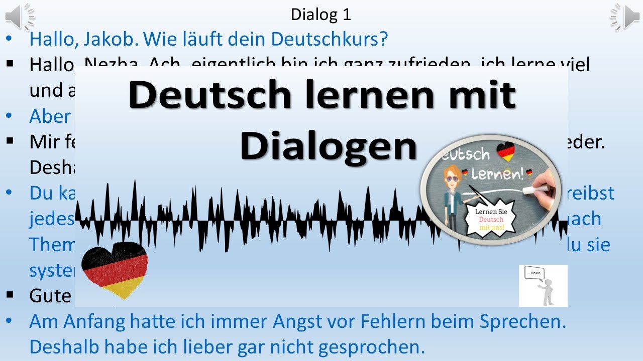 Dialoge B1  | Deutsch lernen durch Hören | 1 |
