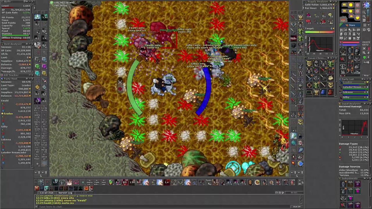 Tibia - Ek 2700 Top Ek Global - Bom Dia Amigões!!!! 3 Essencias Hoje