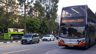 (Tiger Brokers Full Body Advertisement) SMB3554J(MDDEP) On Service 857 At Yishun Avenue 2 (Tiger Brokers Full Body Advertisement) SMB3554J(MDDEP) On Service 857 At Yishun Avenue 2