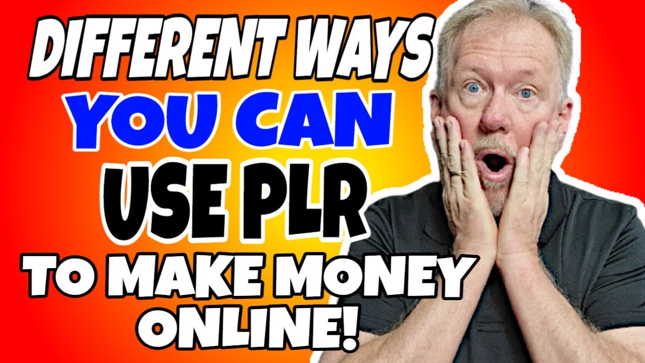 Different Ways You Can Use PLR Products To Make Money Online - YouTube