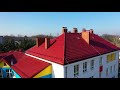 Blachodachówka hybrydowa Bratex Centro Aluminium Stucco | RAL 3011 | Bratex Dachy