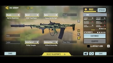 This is the best EM2 gunsmith in CODM with Fast ADS & No recoil!