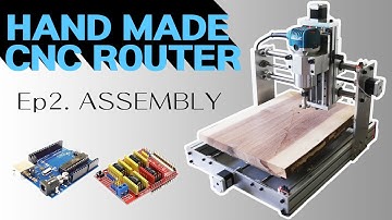 Hand made CNC Router with Arduino & grbl1.1 (Ep2. assembly all parts) #Under 250$