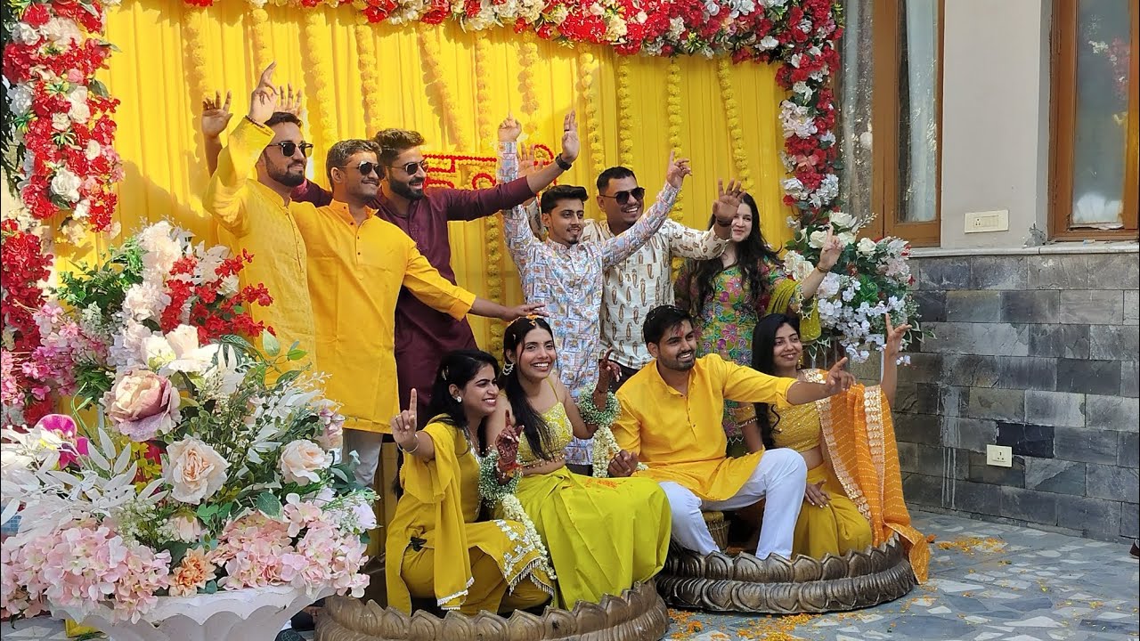 Haldi Ceremony: A Splash of Yellow! 💛 