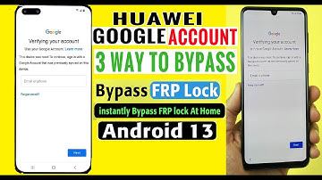 Huawei FRP Unlock 2023/Huawei Google Account Bypass Android All new method