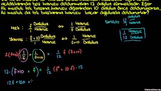 Rasyonel Denklem Örneği Matematik Cebir