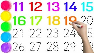 Learn Numbers 1 to 30 | Number Tracing for Kids ✍️#fufiarts  #1to30