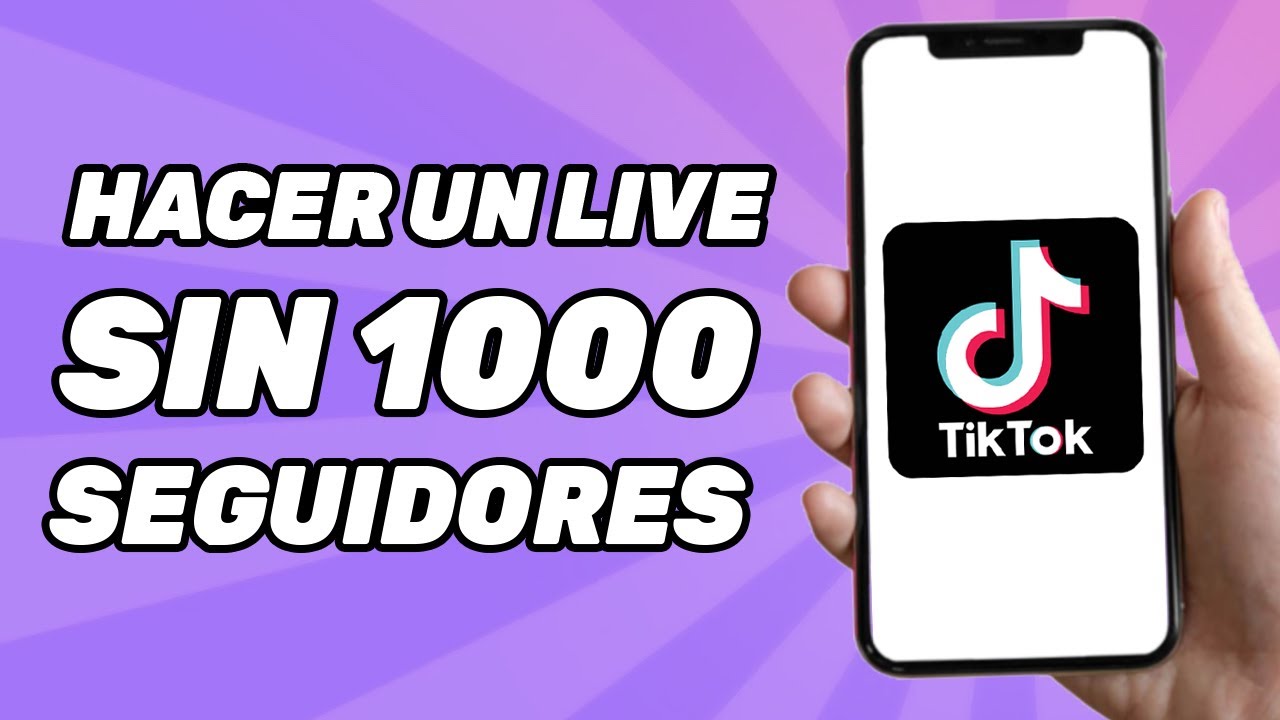 Cómo hacer un live en Tiktok sin 1000 seguidores? YouTube