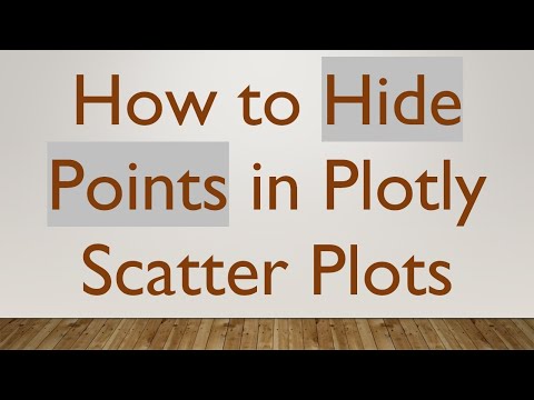 How to Hide Points in Plotly Scatter Plots