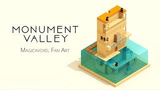Monument Valley Fan Art Monument Valley Temple Speed Art