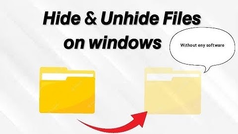 How To Hide Folder in Windows | How To Unhide Folder in Windows | Sinhala and English |windows7,8,10