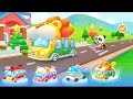 🚍 Drive, Explore the Exciting Journey with Baby Panda&#39;s Lion Bus! | Babybus Games