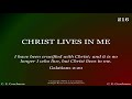 Christ lives in me  ce couchman  1989