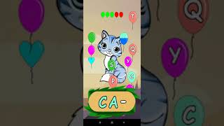 Balloon Pop : Kids Word Game (Animals Version) screenshot 4