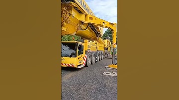 SLM.G! Mobile Cranes Unloading #crane,#cranetruck ,#shorts ,#youtubeshorts ,#trend, viral,#raftatech