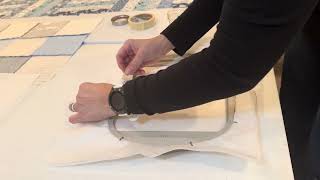 Hooping Polymesh Stabilizer with T-pins