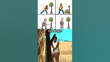 gta logic😂. #gta #gtasanandreas #gtav #meme