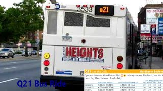 Q21 Bus From 157 Avenue To Sutter Avenue