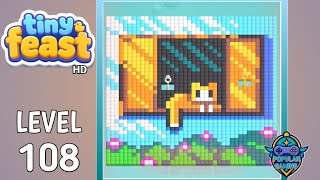 Tiny Feast Hard Level 108: Gameplay Solution