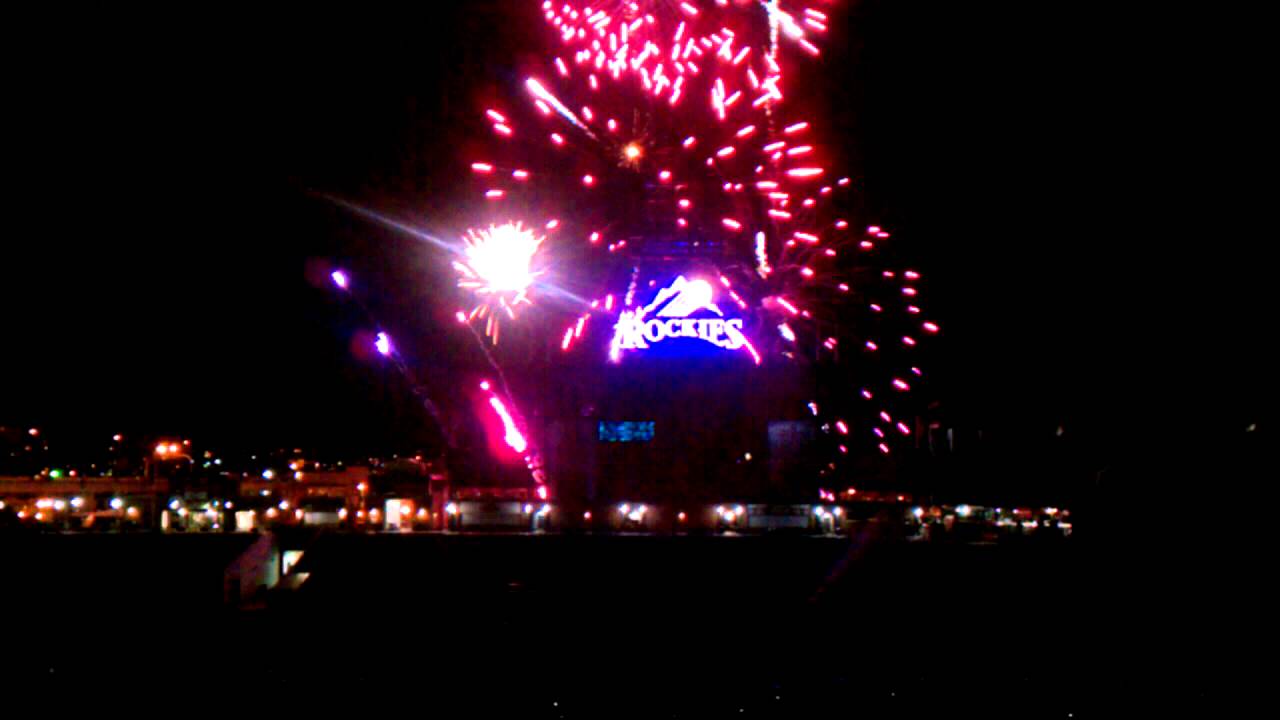 rockies fireworks YouTube