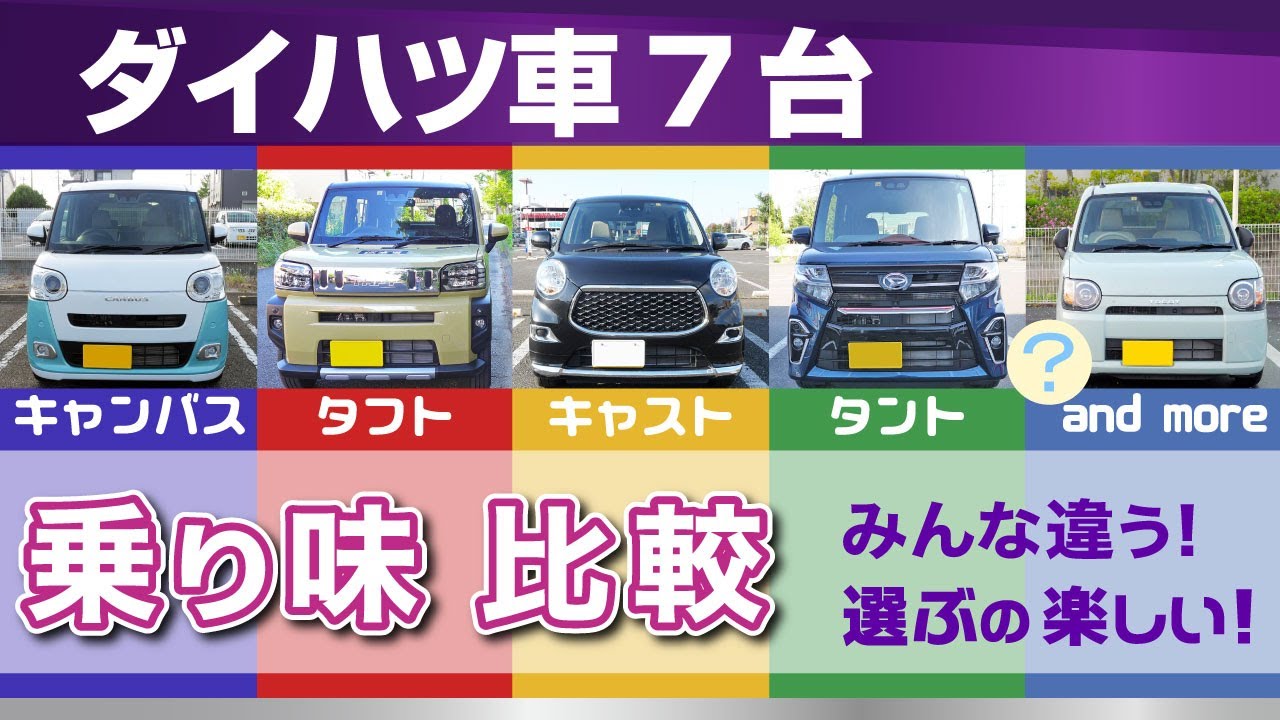 DUB] Daihatsu Kei Cars: All Great & All Different! How Much Do You
