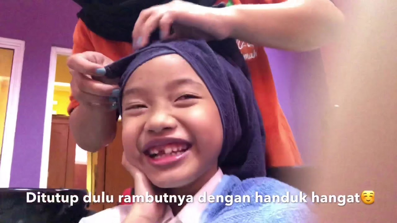 Creambath Dan Potong  Rambut  Anak Di Salon Mumtaza YouTube