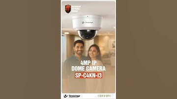 Secureye 4MP IP Dome Camera (SP‑C4KN‑I3) #viral #trending #cctv #secureye #surveillance #domecamera
