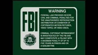 FBI Warning/License Screen (2001)
