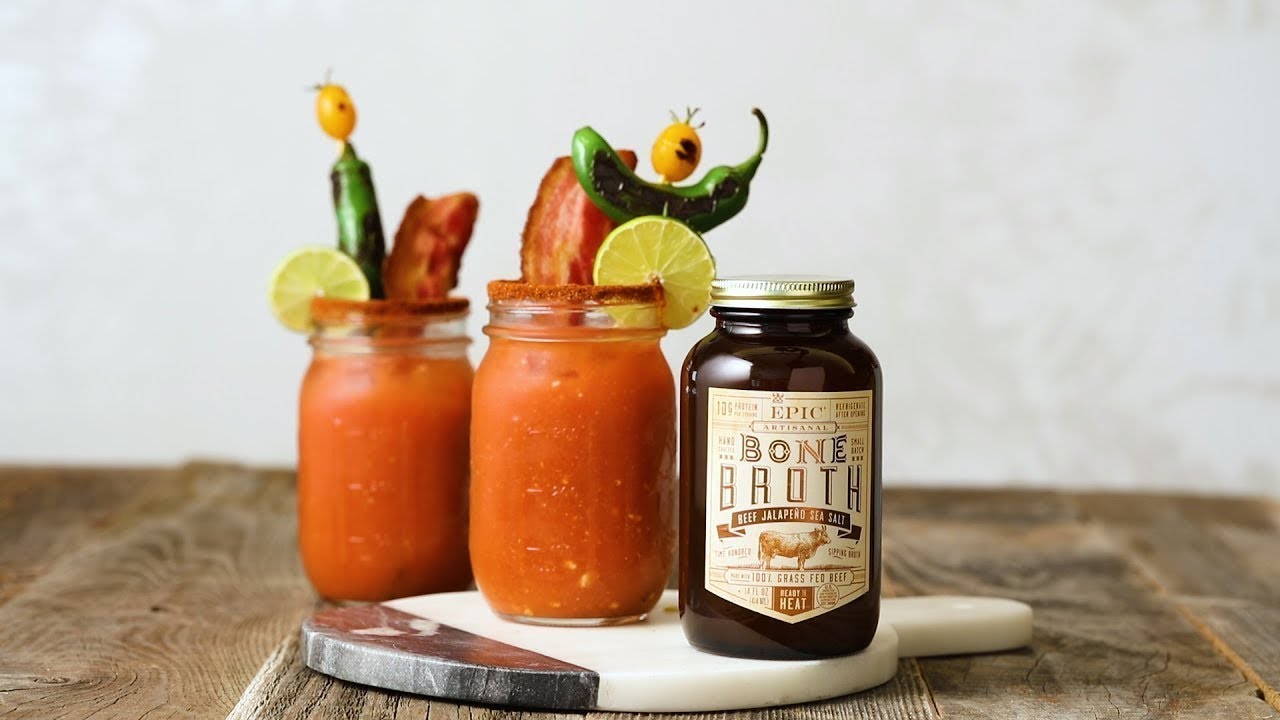 Jalapeño Bone Broth Bloody Mary YouTube