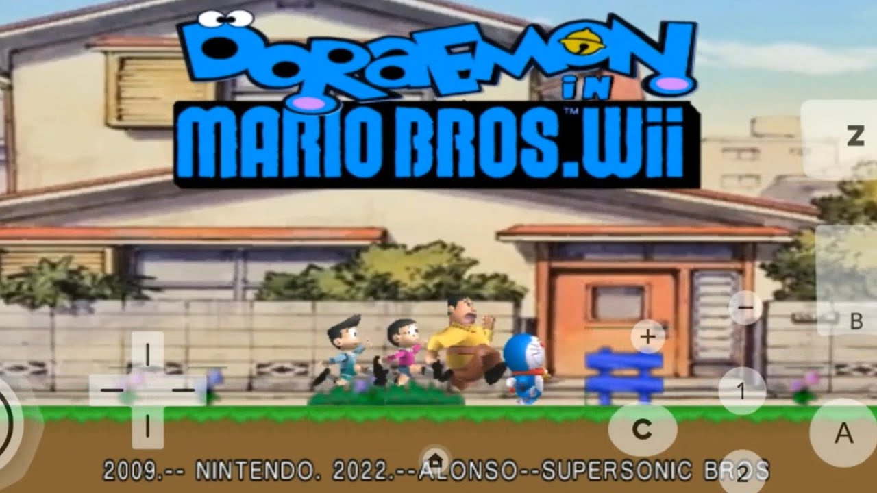 Doraemon in Mario Bros wii (completo más download)