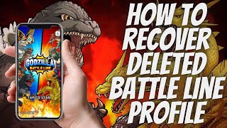 HOW TO RECOVER DELETED GODZILLA BATTLE LINE ACCOUNT! screenshot 4