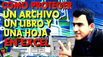 😱🔐Como PROTEGER libros, hojas, celdas y archivos en Excel con CONTRASEÑAS para que NO LO MODIFIQUEN🔒