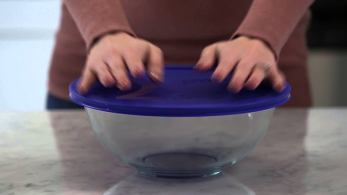 Pyrex 8-piece Glass Sculpted Mixing Bowls 