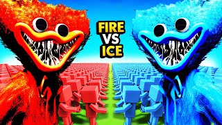 FIRE HUGGY ARMY vs ICE HUGGY ARMY