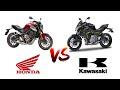HONDA CB650R vs KAWASAKI Z650 | Side-By-Side Comparison | King Eley TV