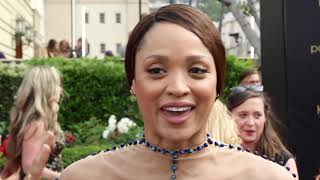 On the 2019 Daytime Emmys Red Carpet: Days of our Lives' Sal Stowers