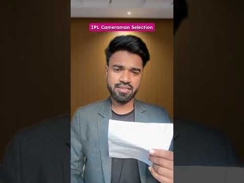 IPL Cameraman Selection 🏏 #cricketvideos #ipl2024 #iplmemes #ipl