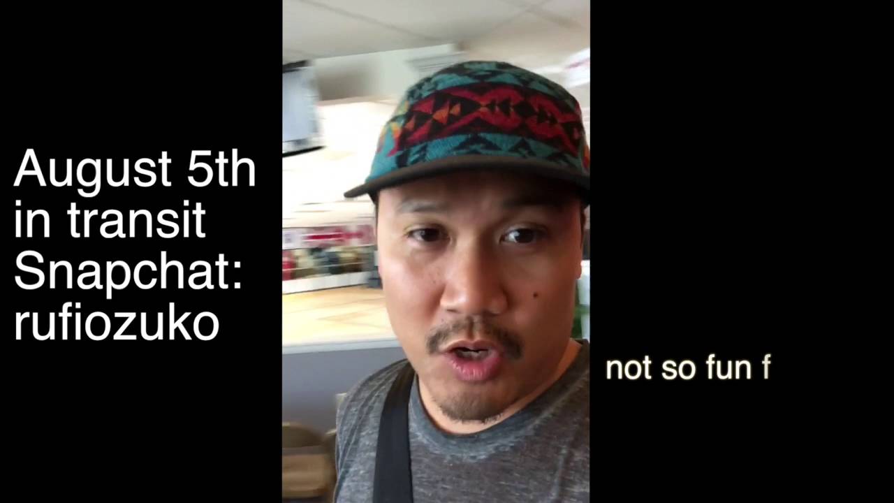 Dante Basco Vlog: August 5th In Transit...
